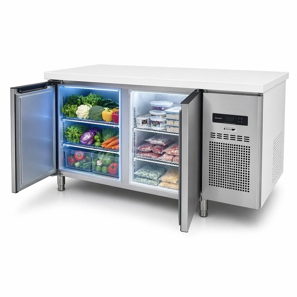 Chłodzona blata robocza ze sta – Commercial Kitchen Worktops recenzja i cena